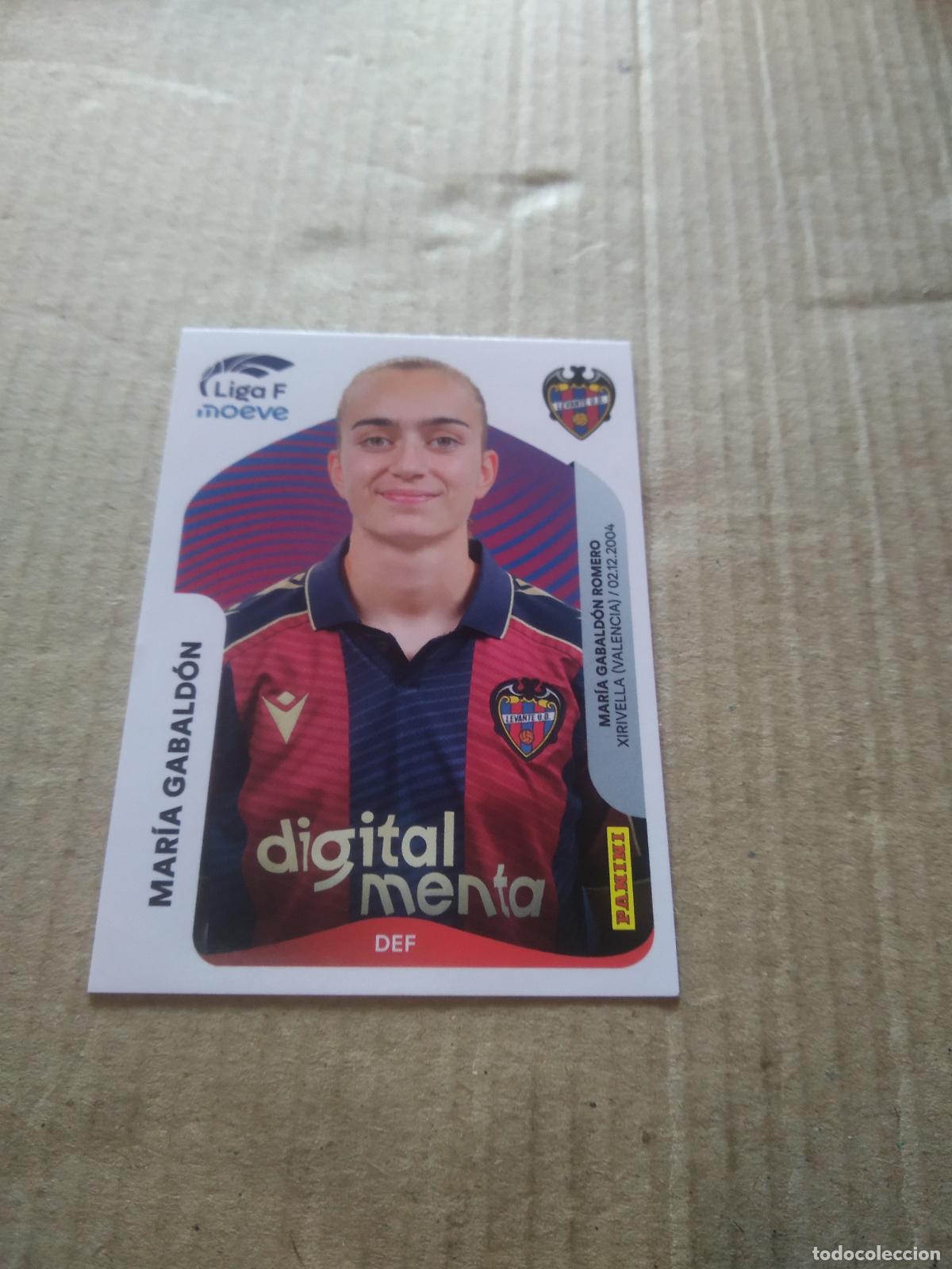 Cromos de f&uacute;tbol: 231 MARIA GABALDON LEVANTE CROMO FUTBOL PANINI LIGA FEMENINA 2025-2026 LIGA F 25-26