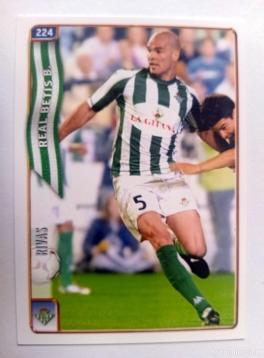 Cromos de f&uacute;tbol: CROMO FUTBOL BETIS MUNDI CROMO 2004-2005: RIVAS