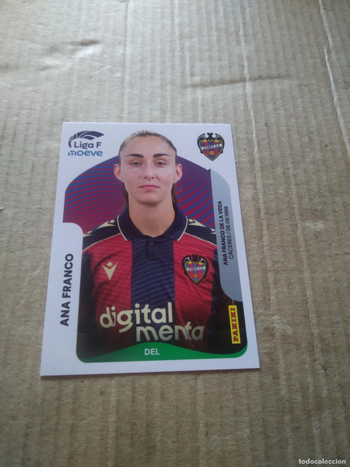 Cromos de f&uacute;tbol: 238 ANA FRANCO LEVANTE CROMO FUTBOL PANINI LIGA FEMENINA 2025-2026 LIGA F 25-26