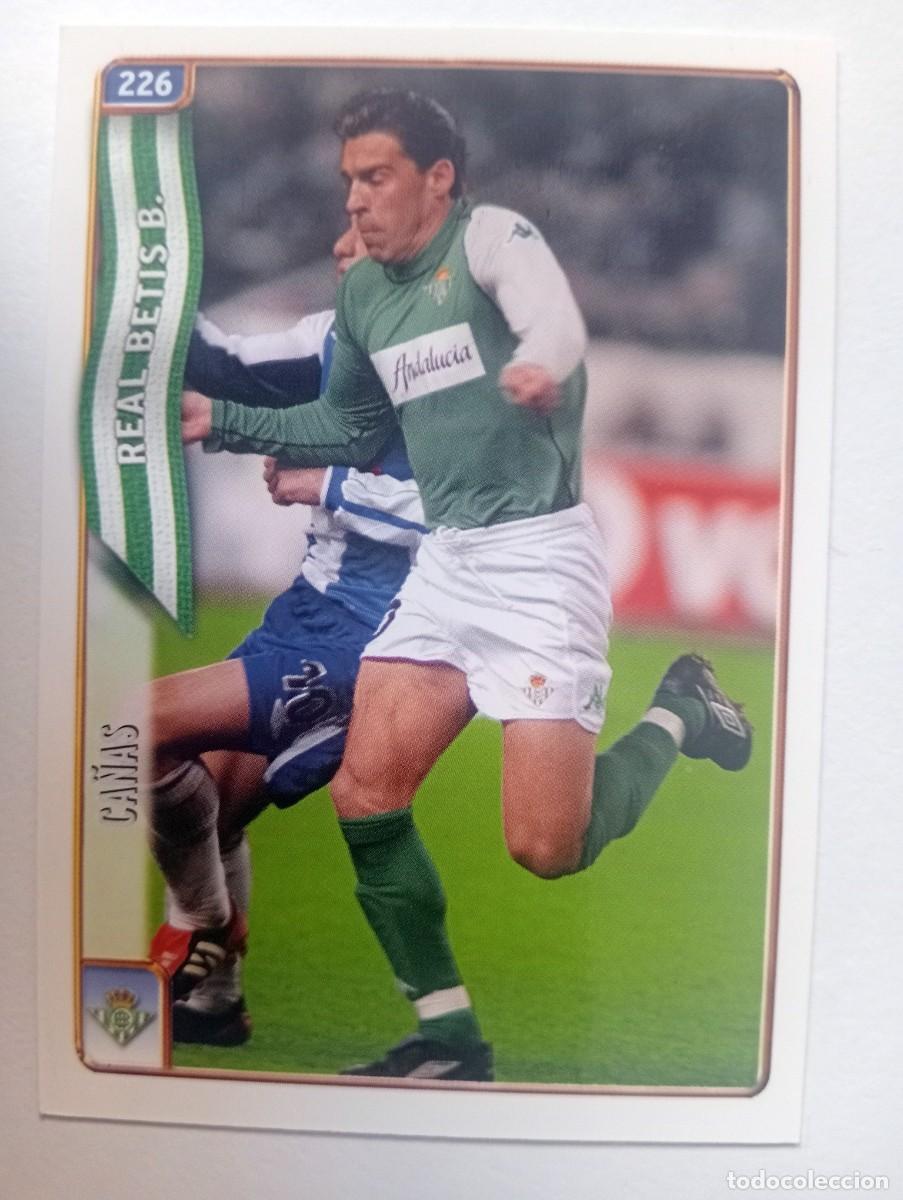 Cromos de f&uacute;tbol: CROMO FUTBOL BETIS MUNDI CROMO 2004-2005: CA&Ntilde;AS