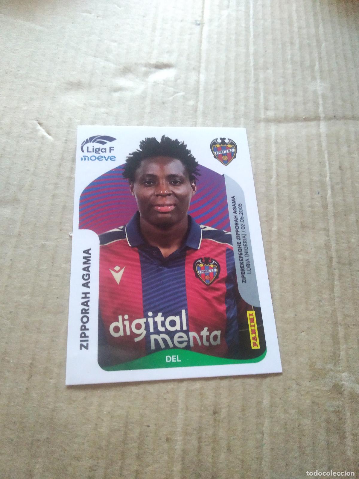 Cromos de f&uacute;tbol: 239 ZIPPORAH AGAMA LEVANTE CROMO FUTBOL PANINI LIGA FEMENINA 2025-2026 LIGA F 25-26