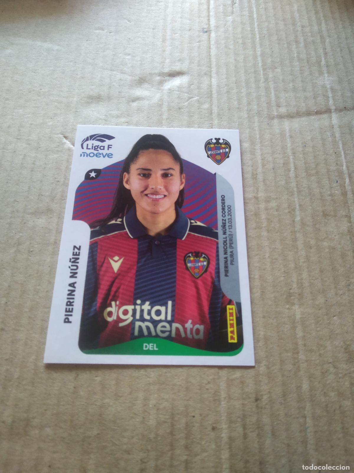 Cromos de f&uacute;tbol: 240 PIERINA NU&Ntilde;EZ LEVANTE CROMO FUTBOL PANINI LIGA FEMENINA 2025-2026 LIGA F 25-26