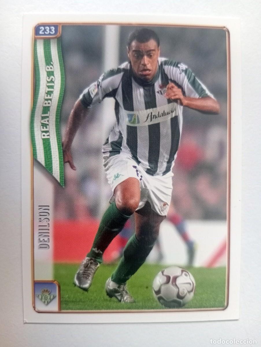 Cromos de f&uacute;tbol: CROMO FUTBOL BETIS MUNDI CROMO 2004-2005: DENILSON