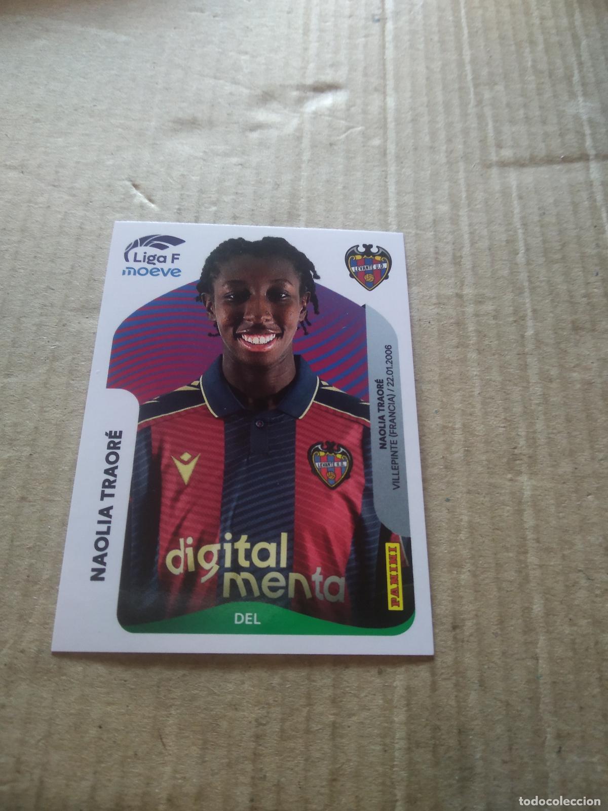Cromos de f&uacute;tbol: 241 NAOLIA TRAORE LEVANTE CROMO FUTBOL PANINI LIGA FEMENINA 2025-2026 LIGA F 25-26