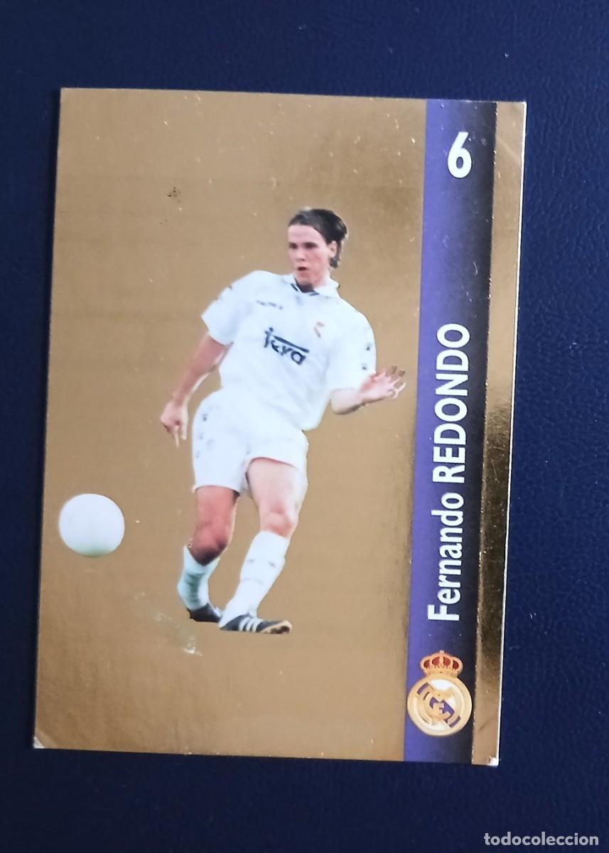 Cromos de f&uacute;tbol: Cromo Magic Box Int. Liga 95/96 Real Madrid- FERNANDO REDONDO 6 -Serie ORO 137