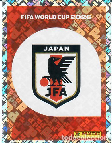 Cromos de f&uacute;tbol: CROMO PANINI MUNDIAL WORLD CUP 2026 - JPN 1 - ESCUDO - JAP&Oacute;N