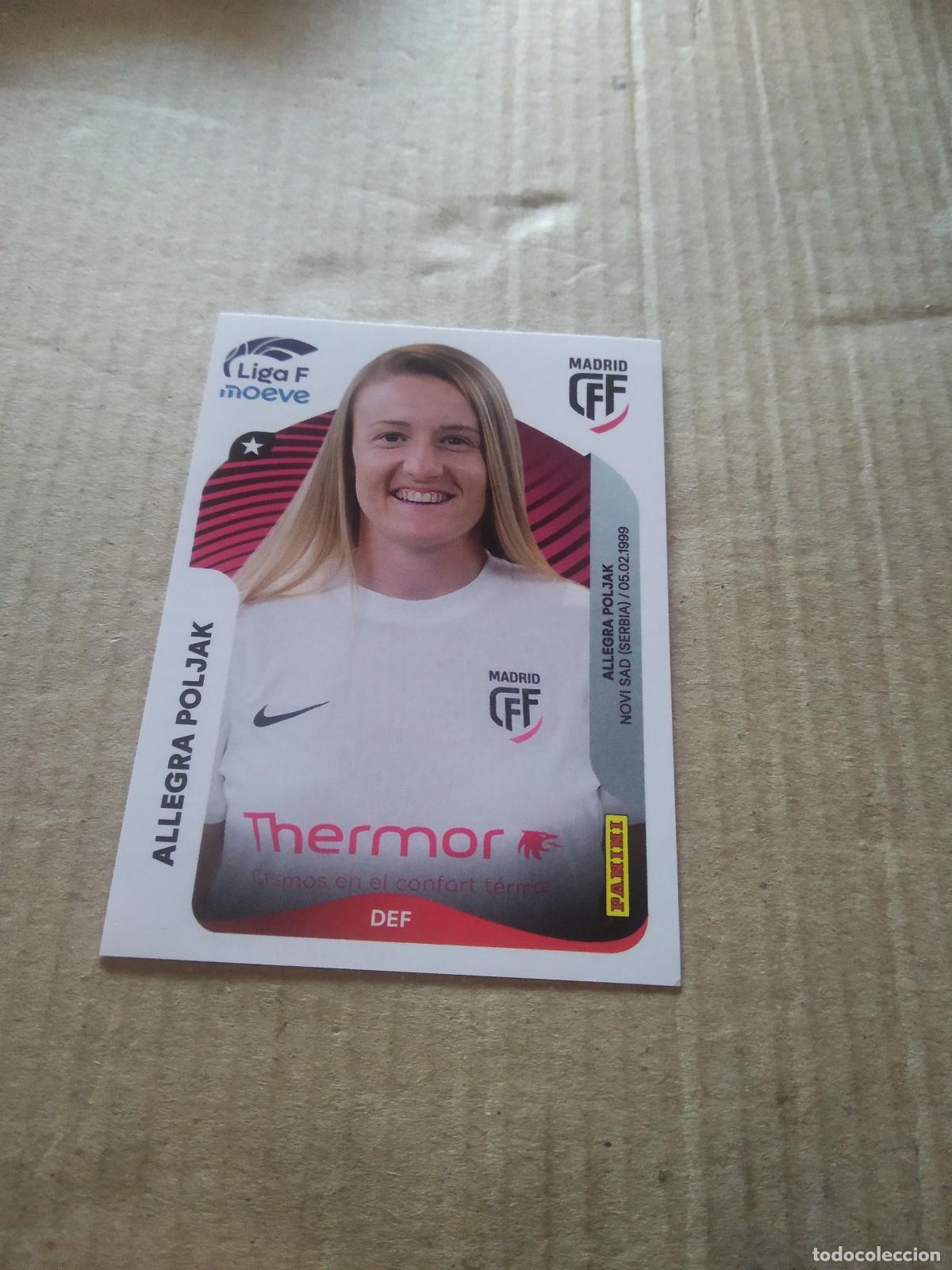Cromos de f&uacute;tbol: 246 ALLEGRA POLJAK MADRID CFF CROMO FUTBOL PANINI LIGA FEMENINA 2025-2026 LIGA F 25-26