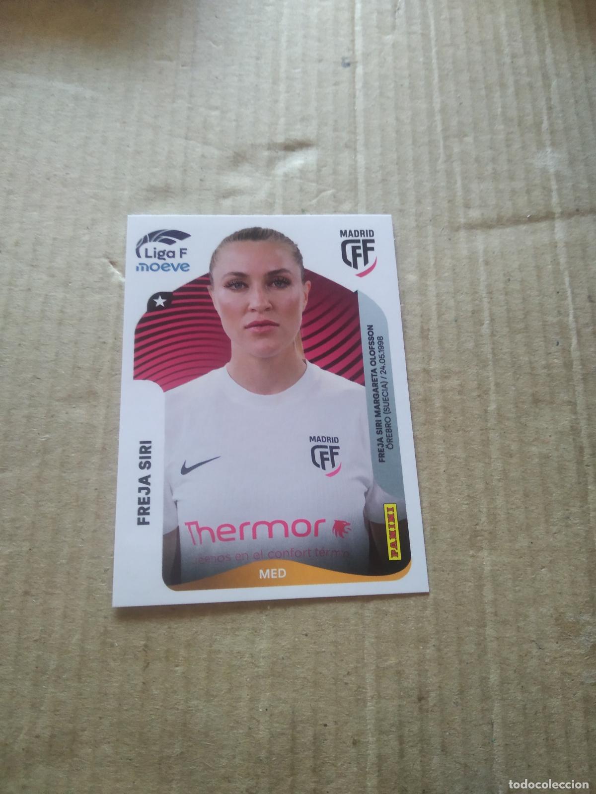 Cromos de f&uacute;tbol: 252 FREJA SIRI MADRID CFF CROMO FUTBOL PANINI LIGA FEMENINA 2025-2026 LIGA F 25-26