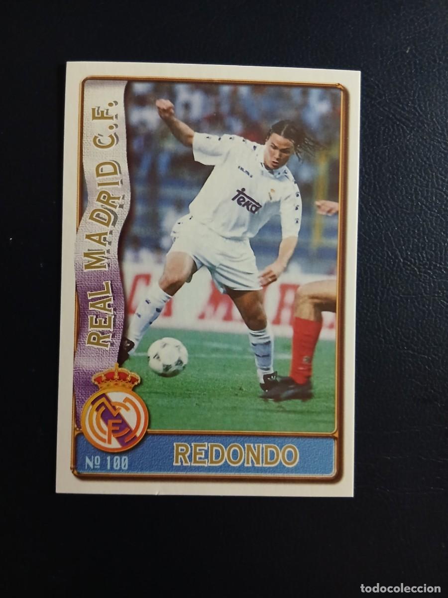 Cromos de f&uacute;tbol: 100 FERNANDO REDONDO REAL MADRID MUNDICROMO LIGA 1996 1997 96 97