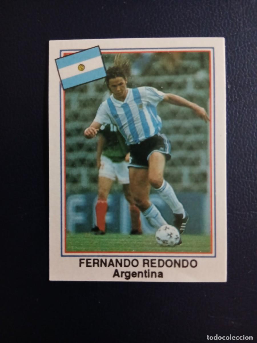 Cromos de f&uacute;tbol: B2 Fernando Redondo - Rookie Mundial 1994 - Ediciones Navarrete - Sin pegar - Raro World Cup USA 94