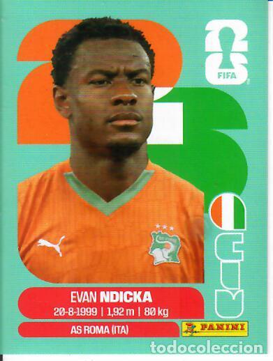 Cromos de f&uacute;tbol: CROMO PANINI MUNDIAL WORLD CUP 2026 - CIV6 CIV 6 - NDICKA - COSTA DE MARFIL
