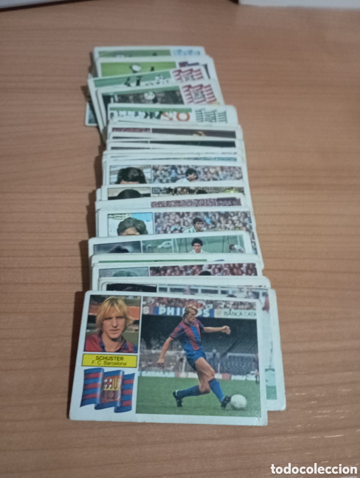 Cromos de f&uacute;tbol: Lote de 70 cromos 82/83 recuperados