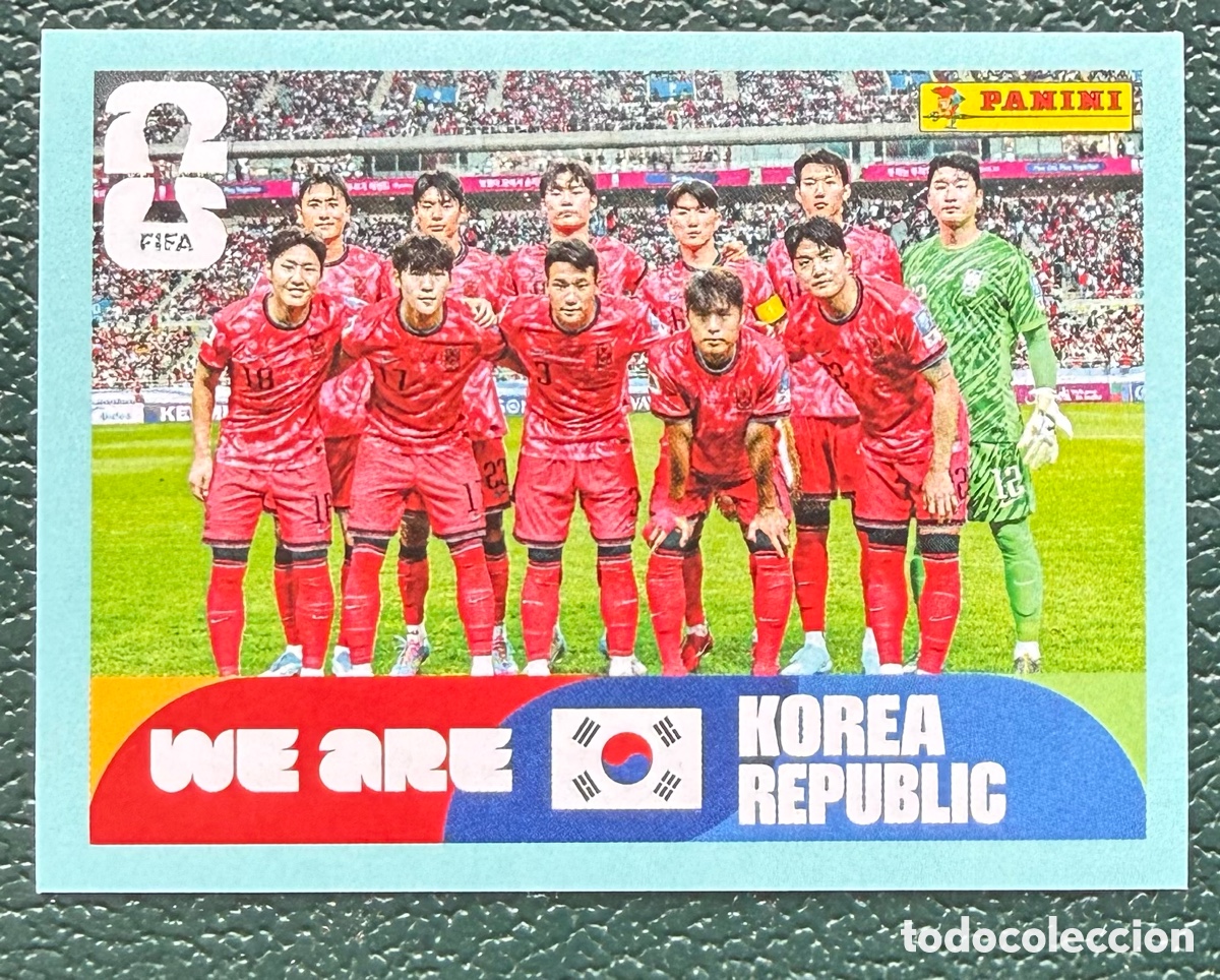 Cromos de f&uacute;tbol: KOR 13 ALINEACION COREA DEL SUR CROMOS ALBUM FIFA WORLD CUP MUNDIAL 2026 PANINI