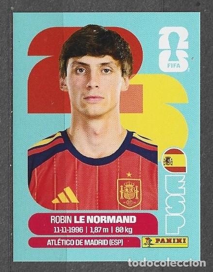 Cromos de f&uacute;tbol: Mundial 2026 - Robin Le Normand - N&ordm; 3 - Espa&ntilde;a