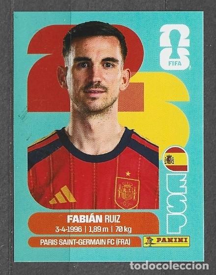 Cromos de f&uacute;tbol: Mundial 2026 - Fab&iacute;an Ruiz - N&ordm; 12 - Espa&ntilde;a