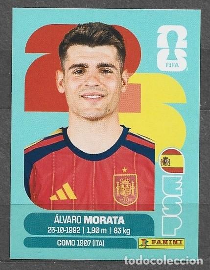 Cromos de f&uacute;tbol: Mundial 2026 - &Aacute;lvaro Morata - N&ordm; 19 - Espa&ntilde;a