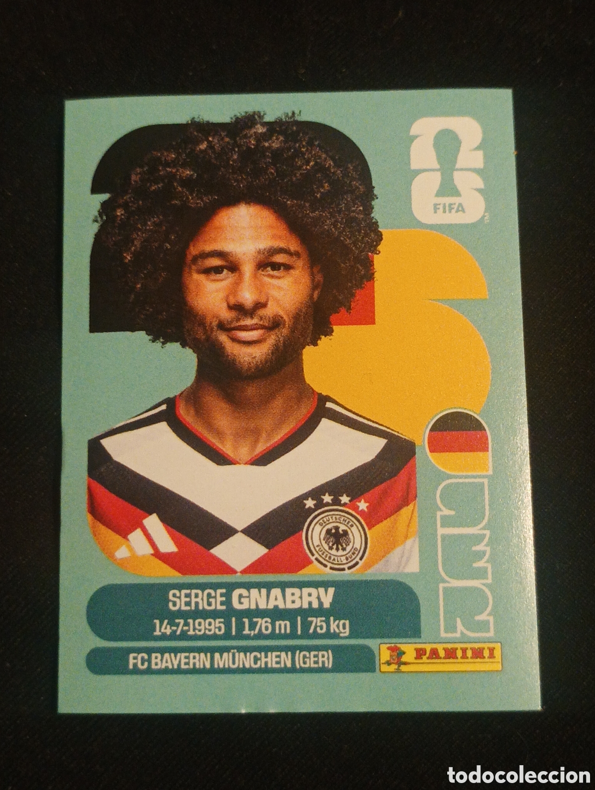Cromos de f&uacute;tbol: mundial panini 2026 serge gnabry