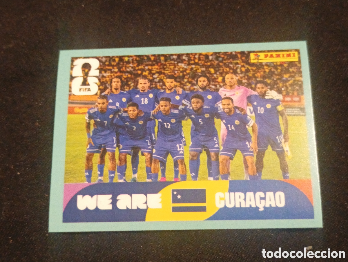 Cromos de f&uacute;tbol: mundial panini 2026 equipo curacao