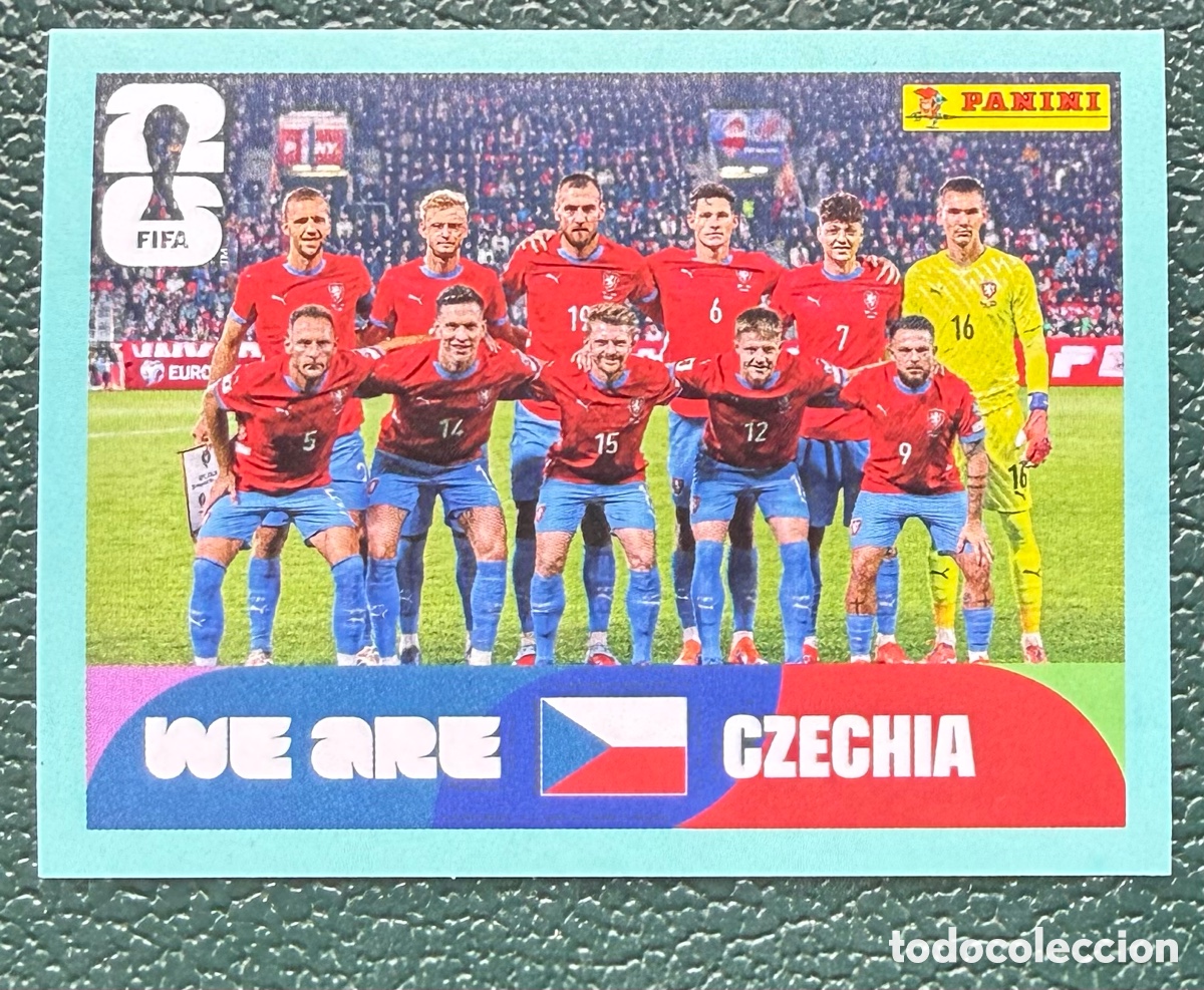 Cromos de f&uacute;tbol: CZE 13 ALINEACION REPUBLICA CHECA CROMOS ALBUM FIFA WORLD CUP MUNDIAL 2026 PANINI