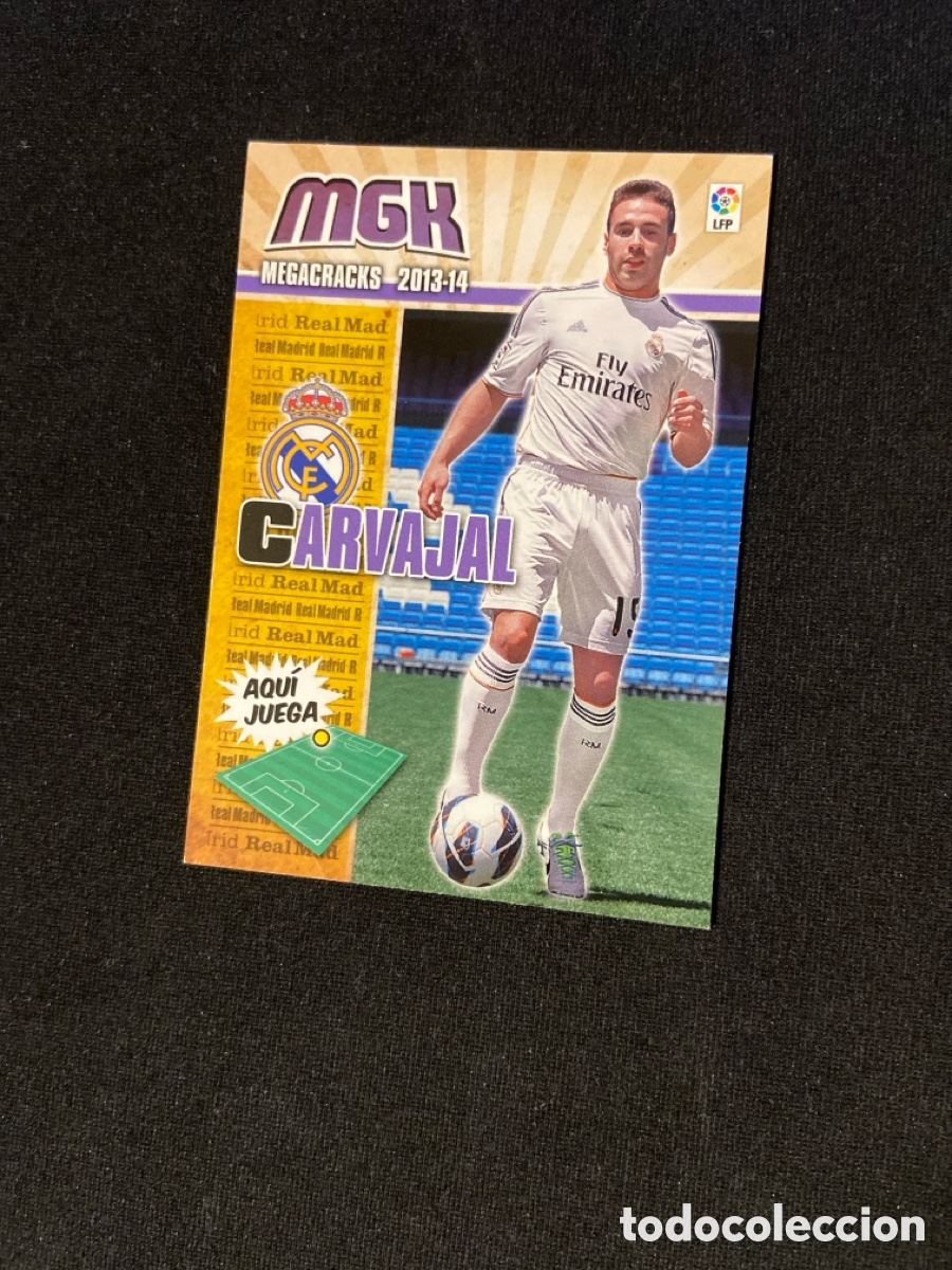 Cromos de Futebol: CARVAJAL 450 NUEVO FICHAJE (REAL MADRID)