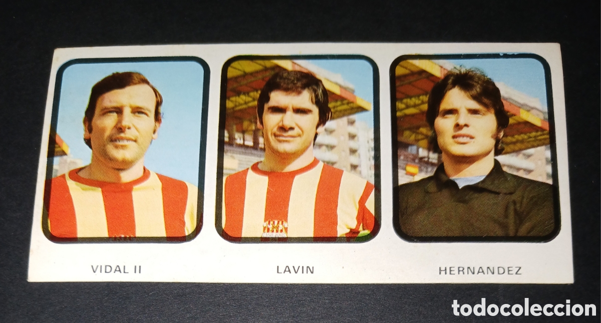 Cromos de f&uacute;tbol: Cromo Ruiz Romero Liga 73/74 N&ordm; 90 Vidal II, Lav&iacute;n, Hern&aacute;ndez Real Sporting Gij&oacute;n Nuevo Sin pegar