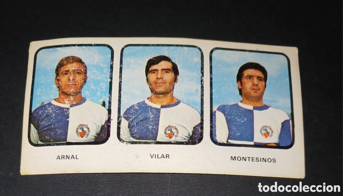 Cromos de f&uacute;tbol: Cromo F&uacute;tbol Sabadell N&ordm; 232 - Arnal / Vilar / Montesinos - Ruiz Romero 1973-1974 (Liga 73/74) Sin p