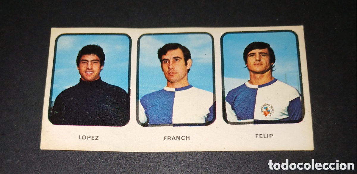 Cromos de f&uacute;tbol: Cromo F&uacute;tbol Campeonatos Nacionales 1973-1974 C.D. Sabadell L&oacute;pez, Franch, Felip 231 Ruiz Romero