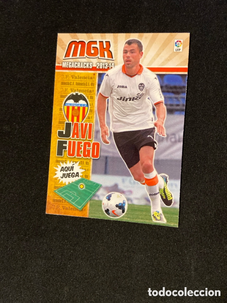 Cromos de f&uacute;tbol: JAVI FUEGO 464 NUEVO FICHAJE (VALENCIA)