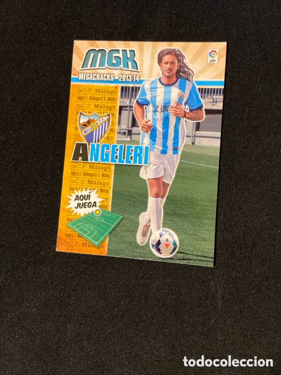 Cromos de f&uacute;tbol: ANGELERI 467 NUEVO FICHAJE (M&Aacute;LAGA)