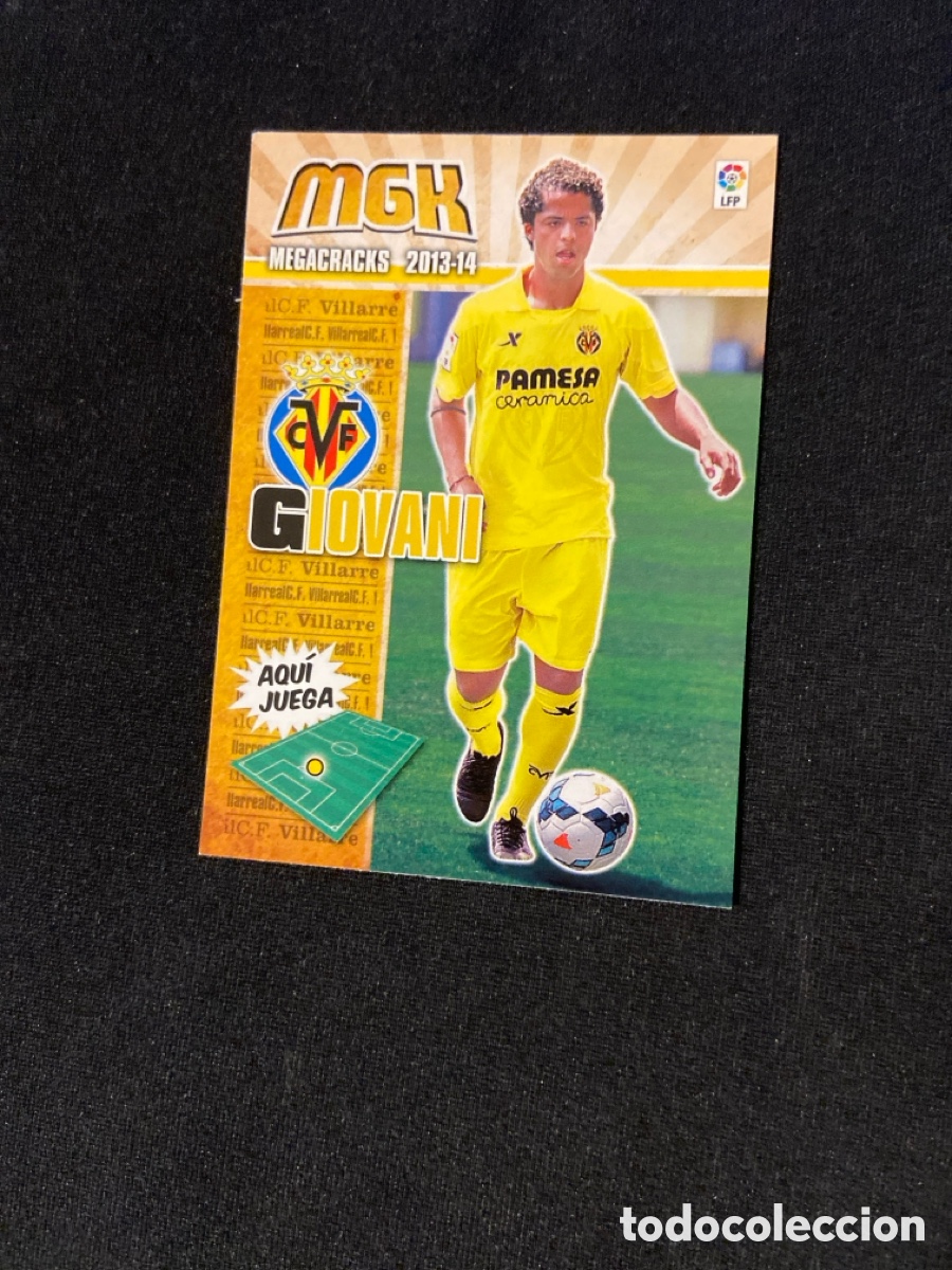 Cromos de f&uacute;tbol: GIOVANI 468 NUEVO FICHAJE (VILLARREAL)