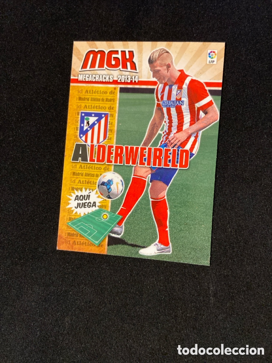 Cromos de f&uacute;tbol: ALDERWEIRELD 469 BIS NUEVO FICHAJE (ATL&Eacute;TICO MADRID)