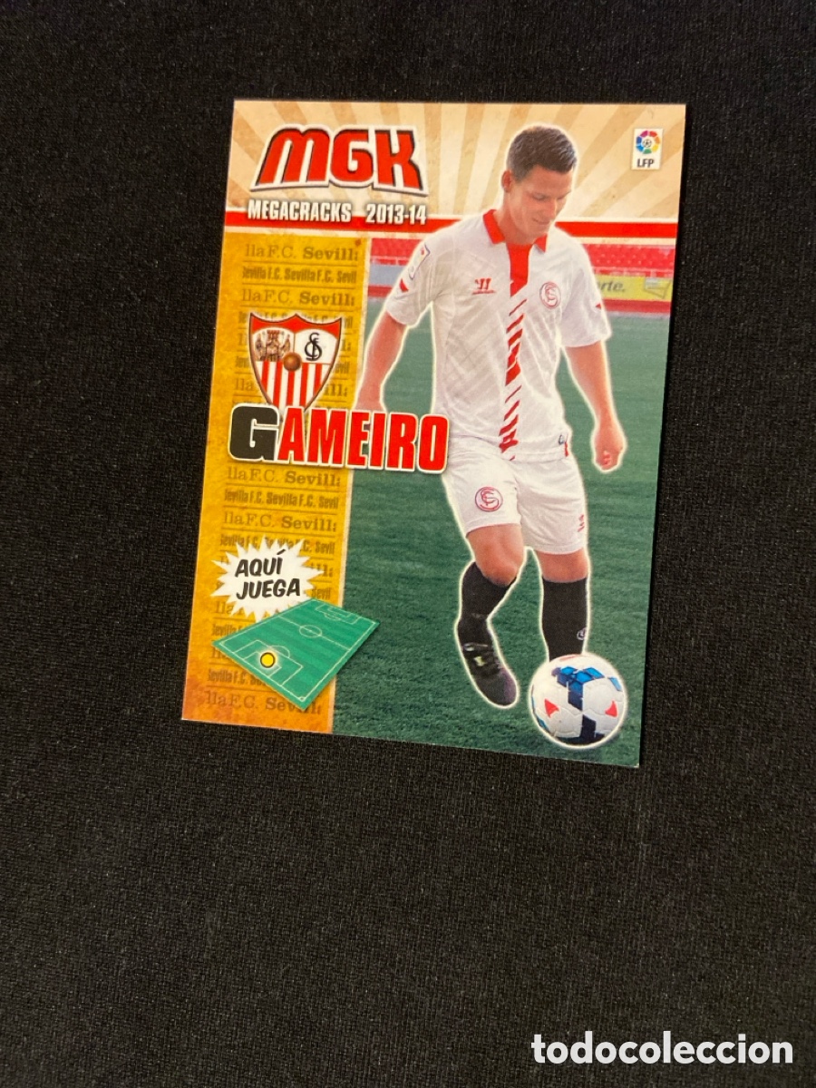 Cromos de f&uacute;tbol: GAMEIRO 470 NUEVO FICHAJE (SEVILLA)