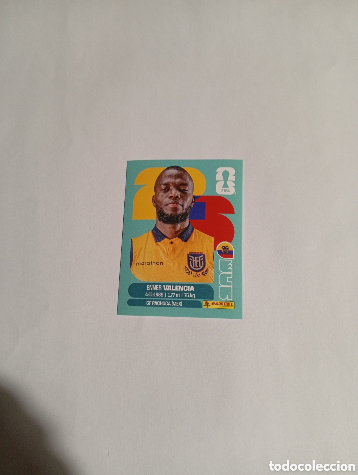 Cromos de f&uacute;tbol: ECU 20 World Cup 26 Panini