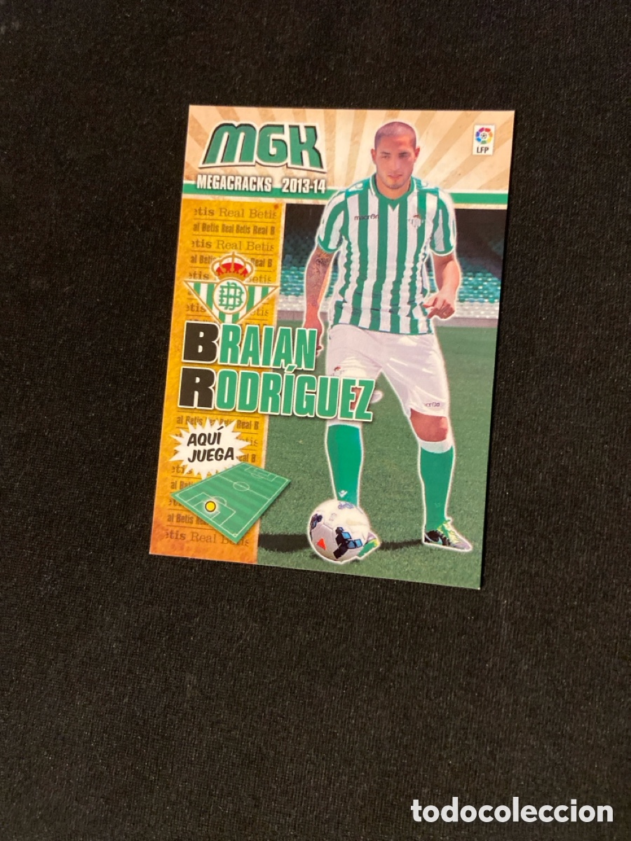 Cromos de f&uacute;tbol: BRAIAN RODRIGUEZ 473 NUEVO FICHAJE (BETIS)