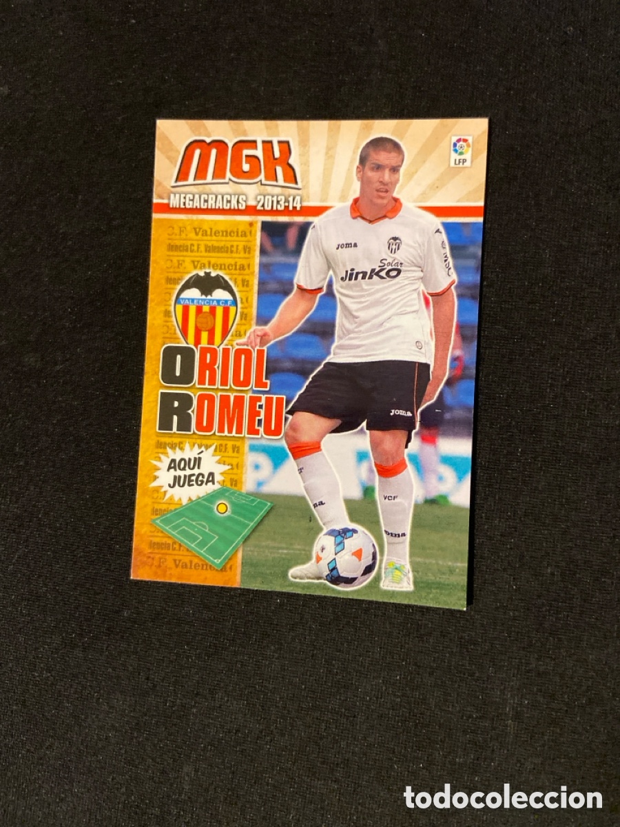 Cromos de f&uacute;tbol: ORIOL ROMEU 475 NUEVO FICHAJE (VALENCIA)