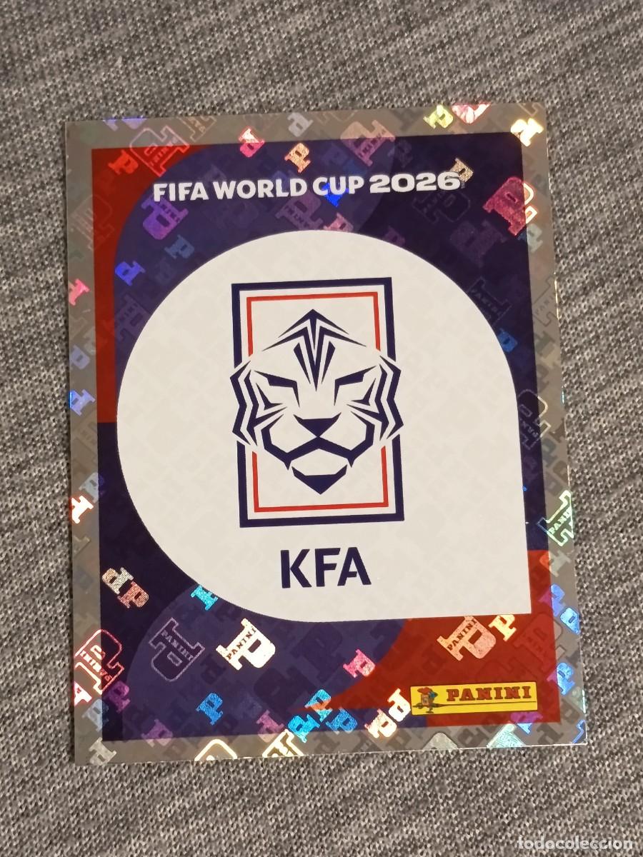 Cromos de f&uacute;tbol: ESCUDO COREA DEL SUR KOR 1 STICKER MUNDIAL 2026 PANINI FIFA WORLD CUP NUEVO