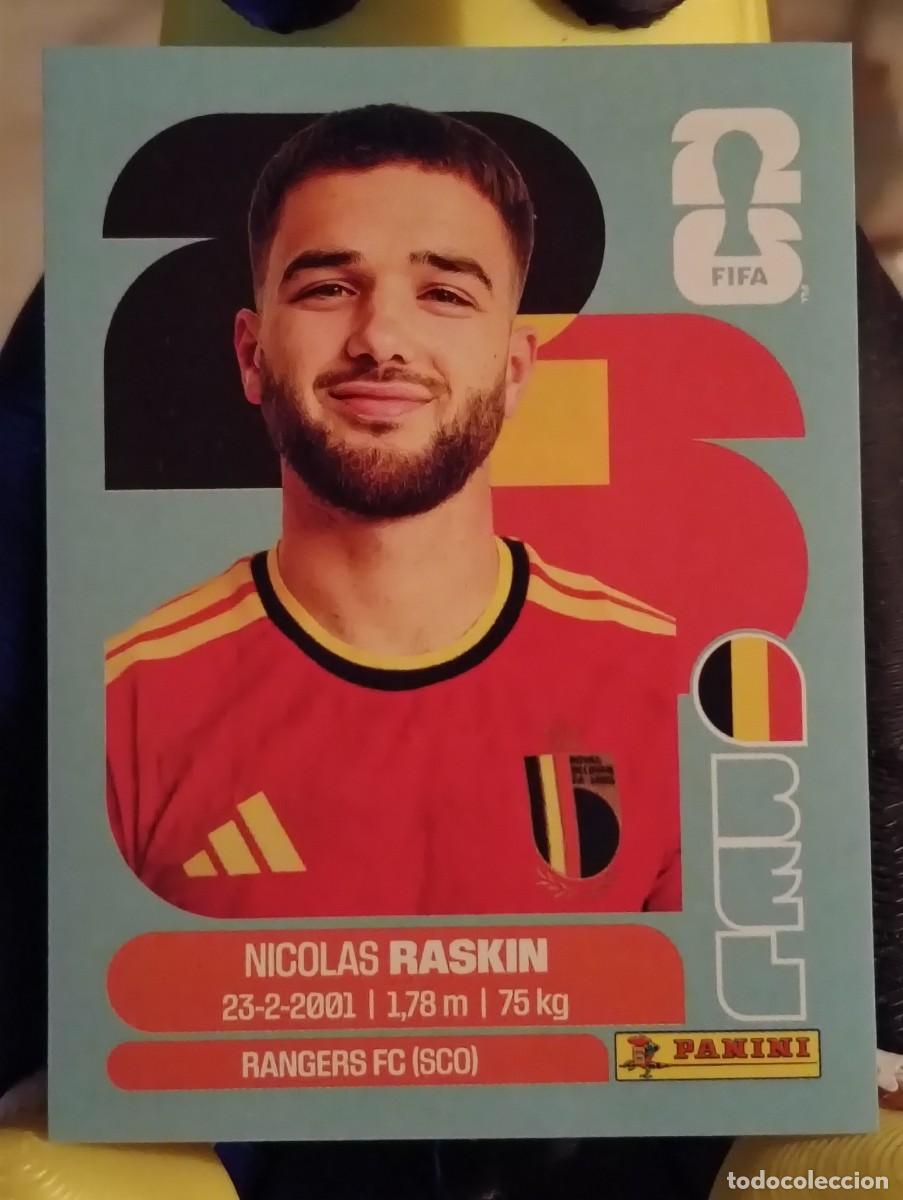Cromos de f&uacute;tbol: Mundial 2026 - Nicolas Raskin - N&deg; 11 - B&eacute;lgica