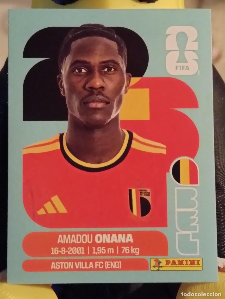 Cromos de f&uacute;tbol: Mundial 2026 - Amadou Onana - N&deg; 10 - B&eacute;lgica