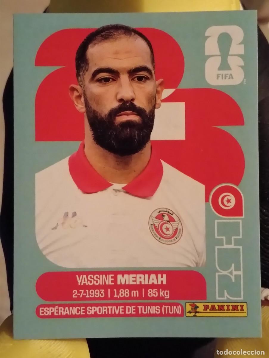 Cromos de f&uacute;tbol: Mundial 2026 - Yassine Meriah - N&deg; 6 - T&uacute;nez