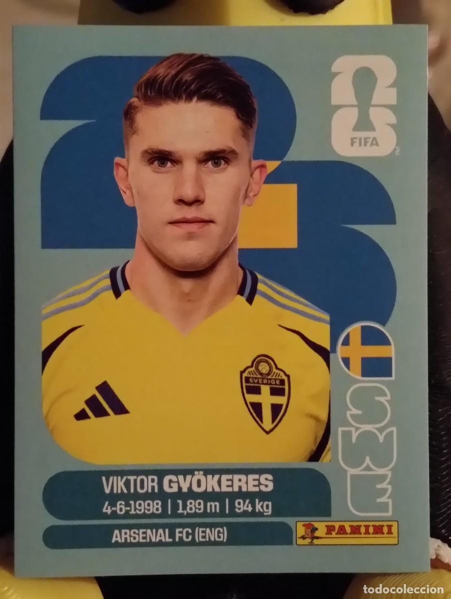 Cromos de f&uacute;tbol: Mundial 2026 - V&iacute;ktor Gyokeres - N&deg; 20 - Suecia