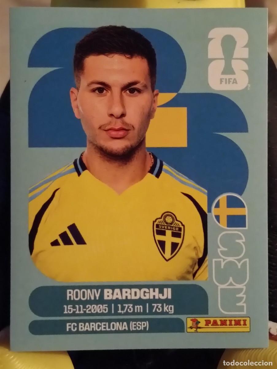 Cromos de f&uacute;tbol: Mundial 2026 - Roony Bardghji - N&deg; 16 - Suecia