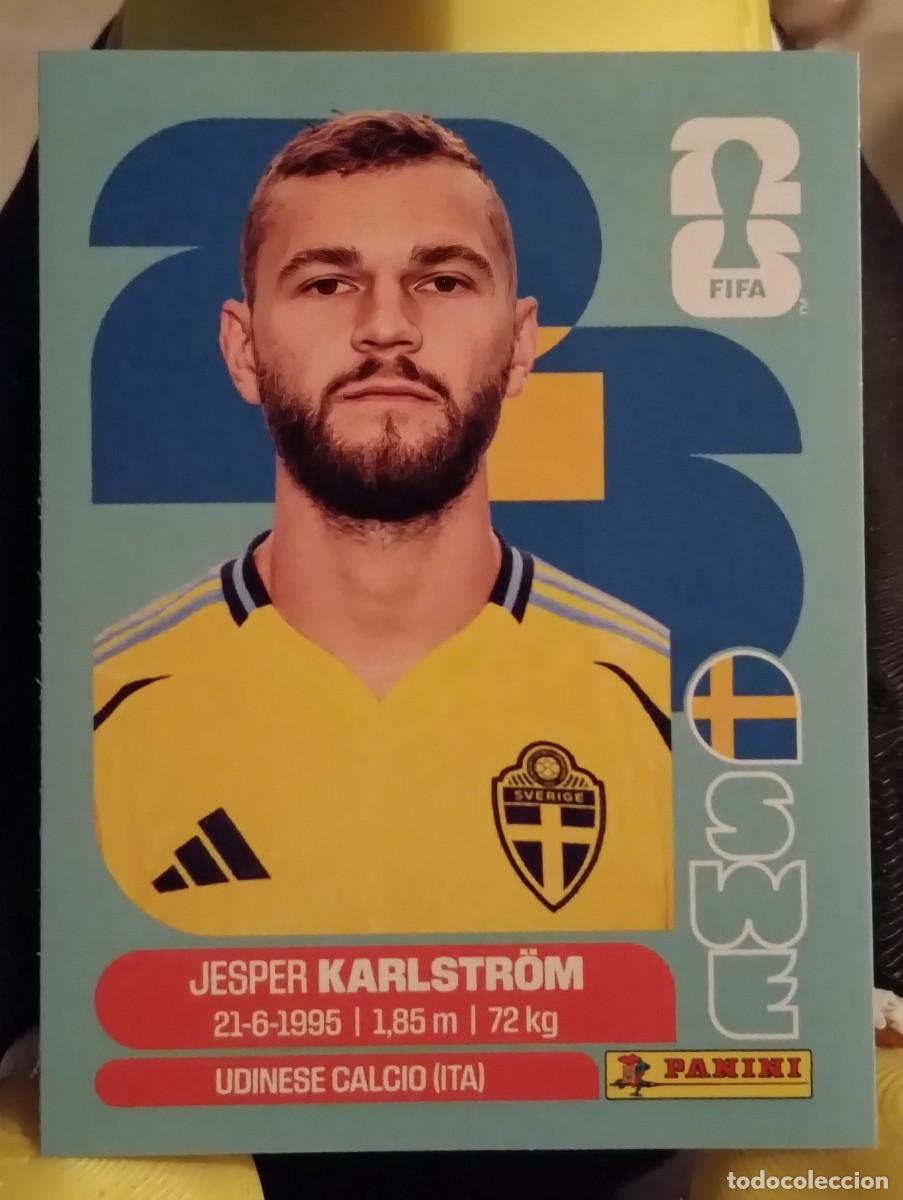 Cromos de f&uacute;tbol: Mundial 2026 - Jesper Karlstrom - N&deg; 10 - Suecia