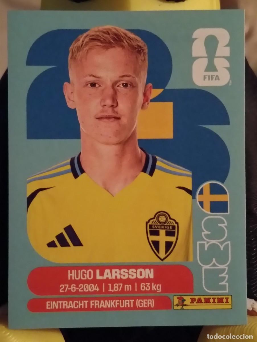 Cromos de f&uacute;tbol: Mundial 2026 - Hugo Larsson - N&deg; 9 - Suecia