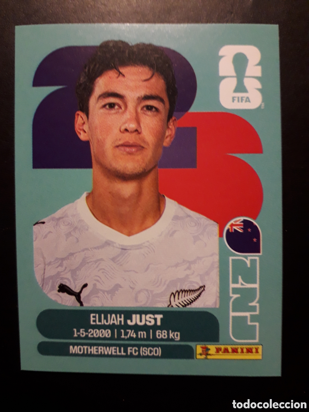 Cromos de f&uacute;tbol: JUST NUEVA ZELANDA NZL 18 MUNDIAL F&Uacute;TBOL 2026 FIFA WORLD CUP PANINI SIN PEGAR PEDIDO M&Iacute;NIMO 3&euro;