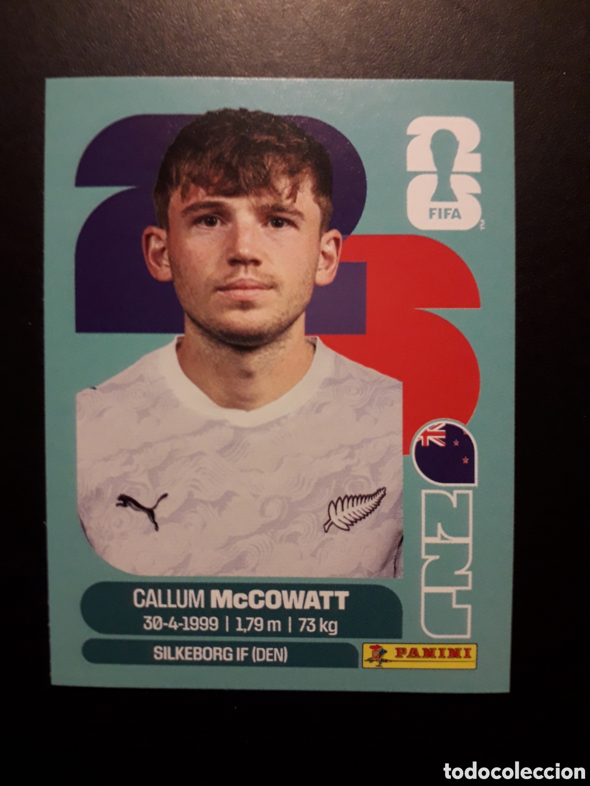 Cromos de f&uacute;tbol: McCOWATT NUEVA ZELANDA NZL 19 MUNDIAL F&Uacute;TBOL 2026 FIFA WORLD CUP PANINI SIN PEGAR PEDIDO M&Iacute;NIMO 3&euro;.