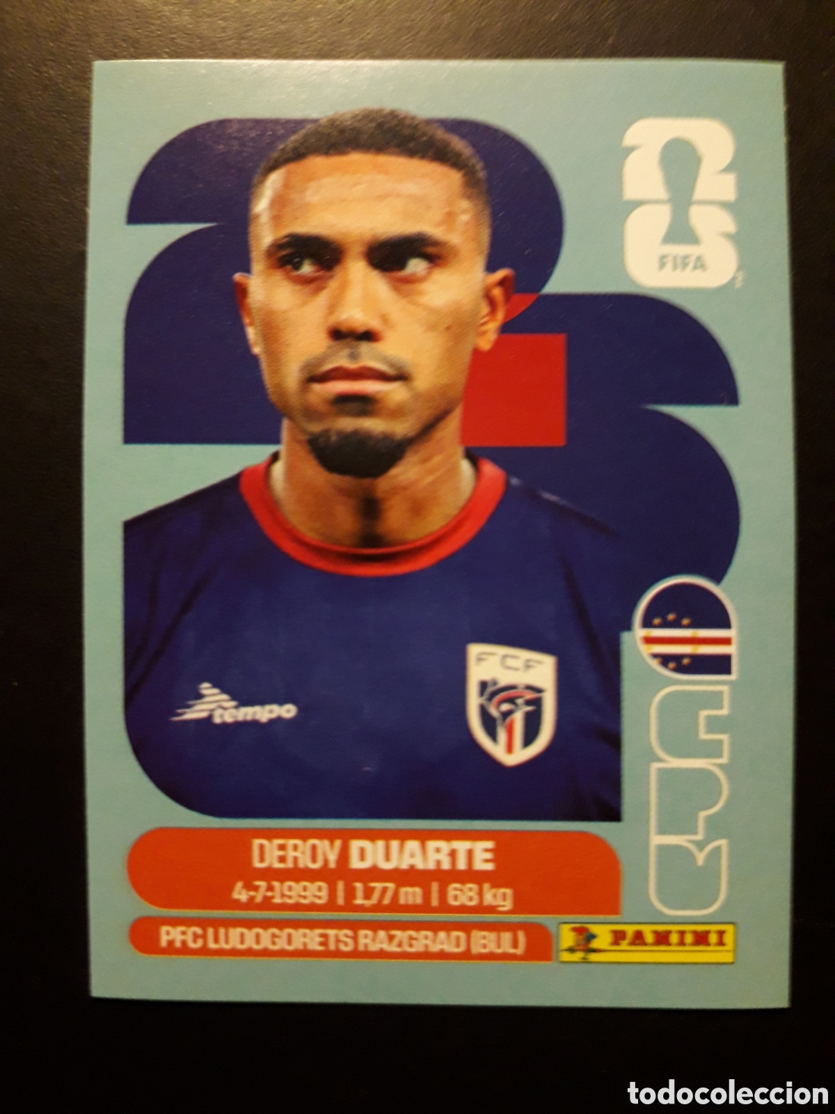 Cromos de f&uacute;tbol: DUARTE CABO VERDE CPV 14 MUNDIAL F&Uacute;TBOL 2026 FIFA WORLD CUP PANINI SIN PEGAR PEDIDO M&Iacute;NIMO 3&euro;