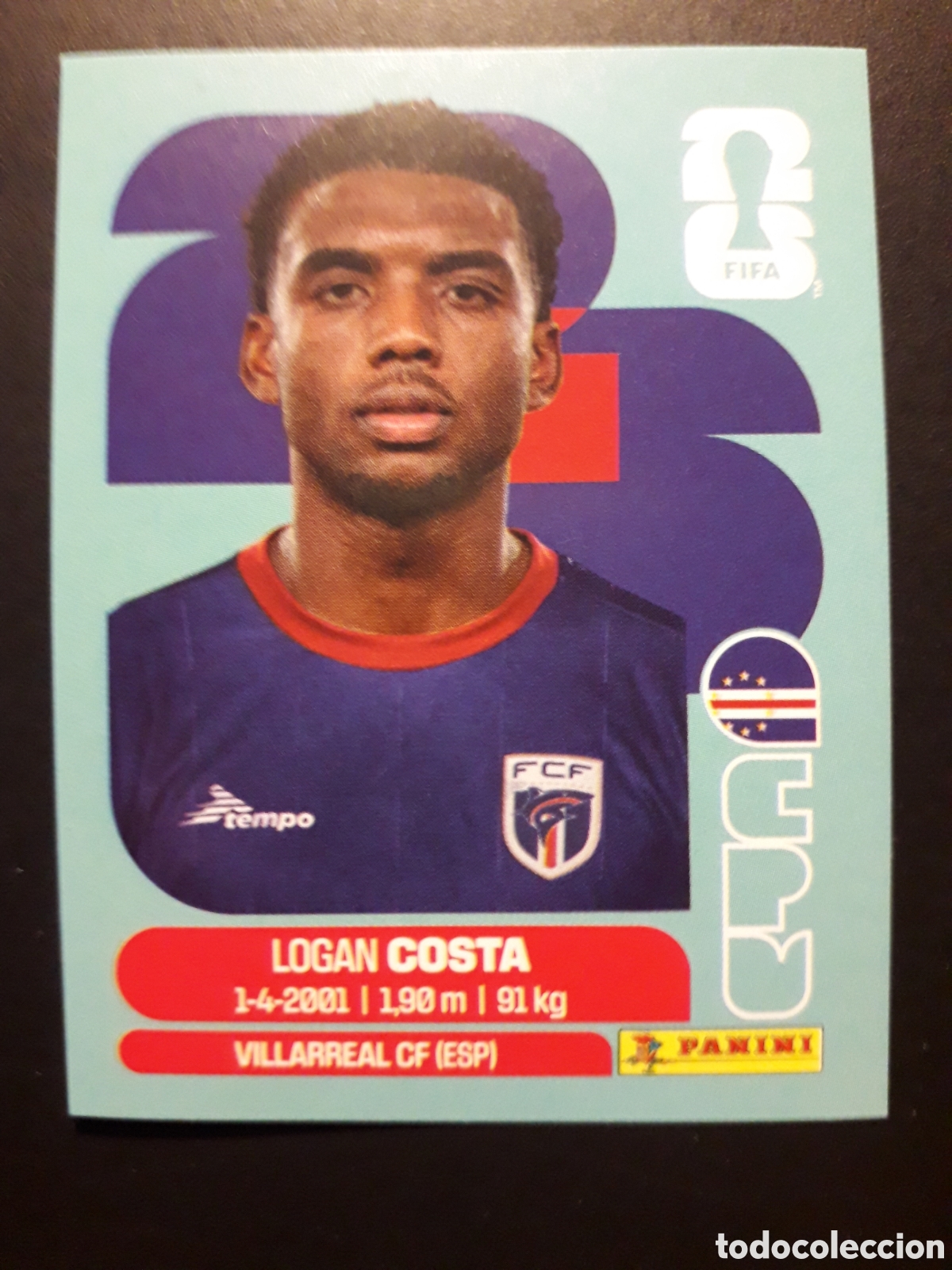 Cromos de f&uacute;tbol: COSTA CABO VERDE CPV 3 MUNDIAL F&Uacute;TBOL 2026 FIFA WORLD CUP PANINI SIN PEGAR PEDIDO M&Iacute;NIMO 3&euro;