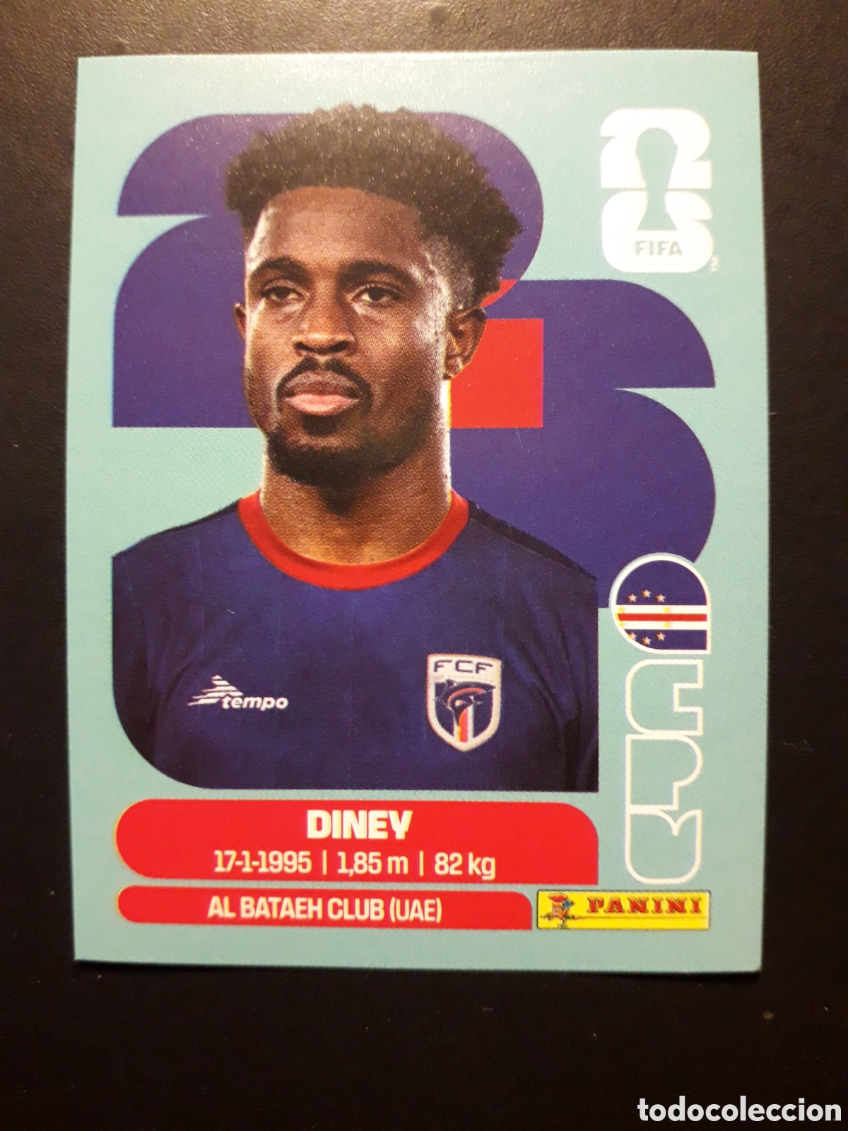 Cromos de f&uacute;tbol: DINEY CABO VERDE CPV 5 MUNDIAL F&Uacute;TBOL 2026 FIFA WORLD CUP PANINI SIN PEGAR PEDIDO M&Iacute;NIMO 3&euro;