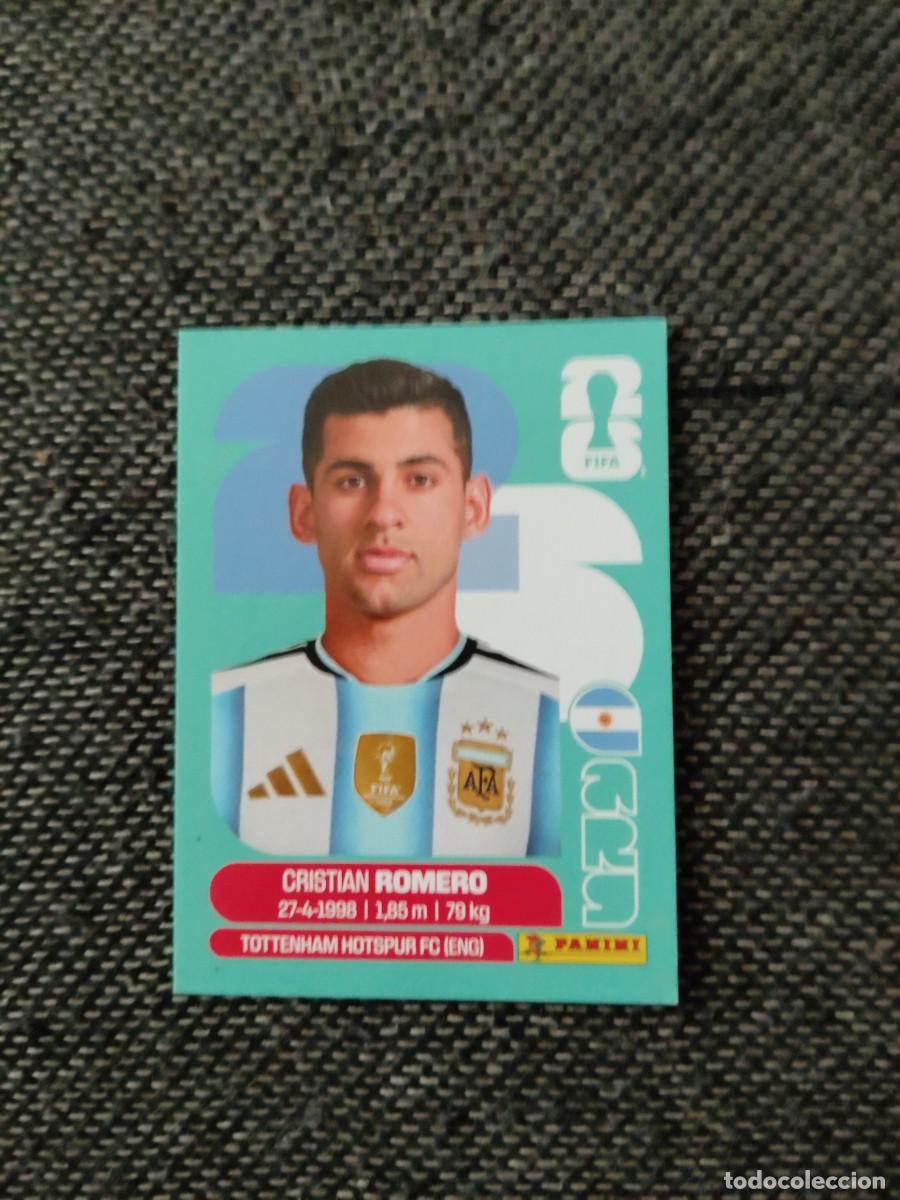 Cromos de f&uacute;tbol: ARG 4 cromo romero argentina fifa world cup 2026