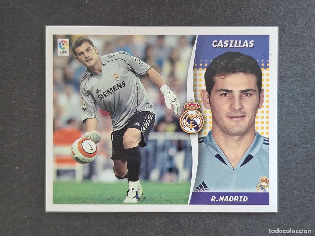 Cromos de f&uacute;tbol: L6 CASILLAS REAL MADRID LIGA ESTE 2006 2007 06 07 NUNCA PEGADO SIN PEGAR